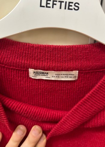 Pull bear kadın kırmızı kazak - Görsel 3