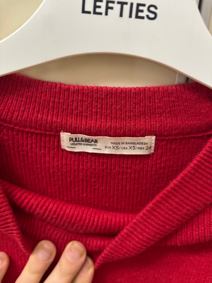 Pull bear kadın kırmızı kazak - Görsel 3