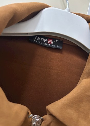 Kahverengi Süet Kadın Ceket - Görsel 3