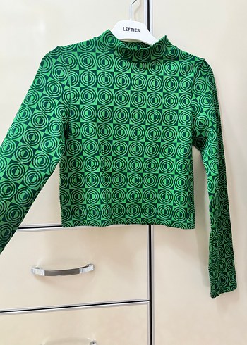 Stradivarius Yeşil  Uzun Kollu Bluz - Görsel 2