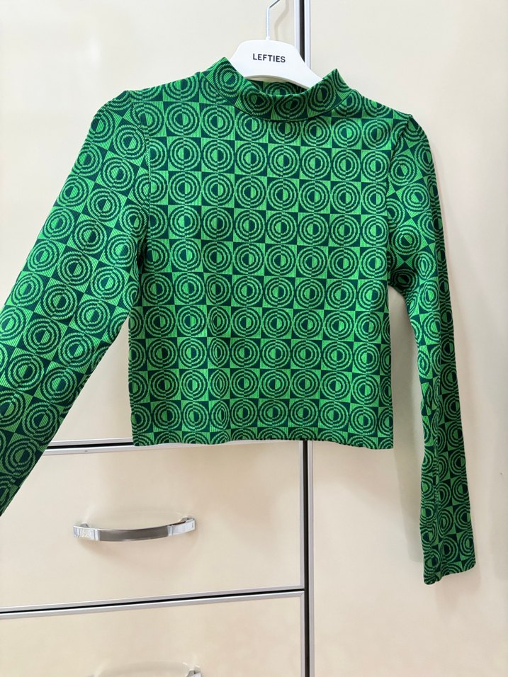 Stradivarius Yeşil  Uzun Kollu Bluz - Görsel 2