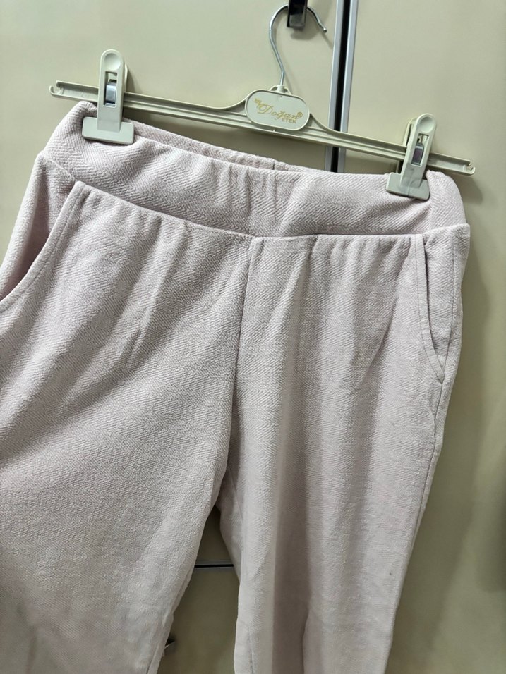 Pudra Kadın Rahat Bol pijama altı - Görsel 3