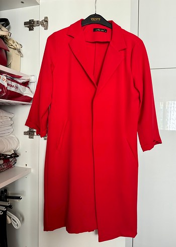 40 Beden kırmızı Renk Blazer ceket
