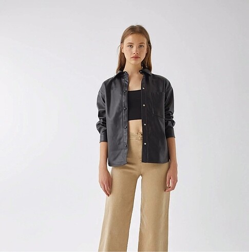 pull and bear deri ceket