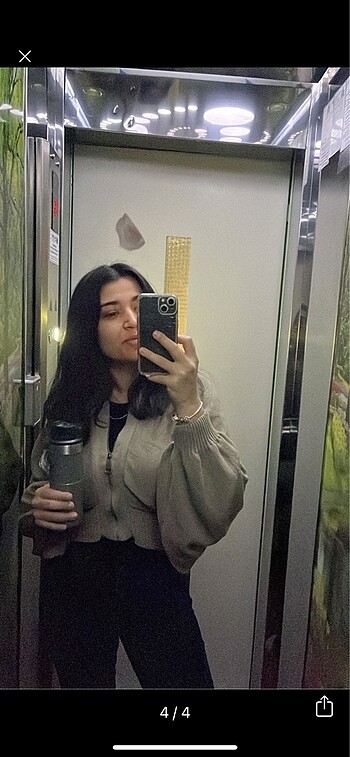 s Beden haki Renk Zara hırka