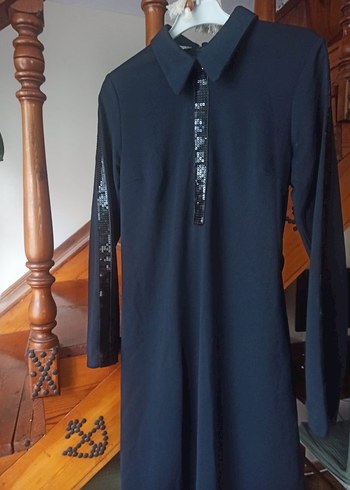 40 Beden Siyah Uzun Kollu tunik