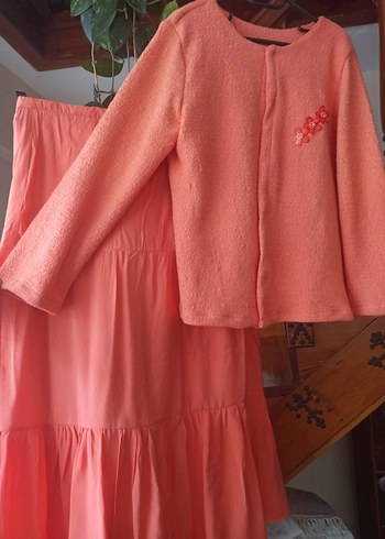 Nakışlı Mini Düğmeli Hamile Ceketi - Görsel 4