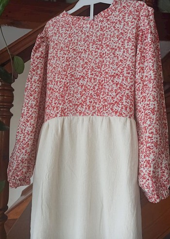 Bohem Tarz Uzun Keten Elbise - Görsel 2