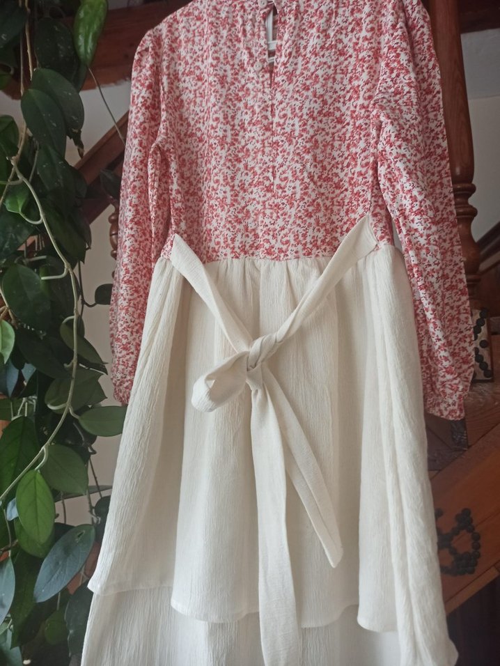 Bohem Tarz Uzun Keten Elbise - Görsel 3