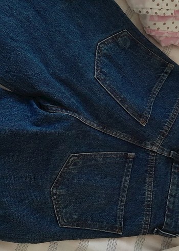 Diğer Kadın Lacivert Midi Denim Pantolon