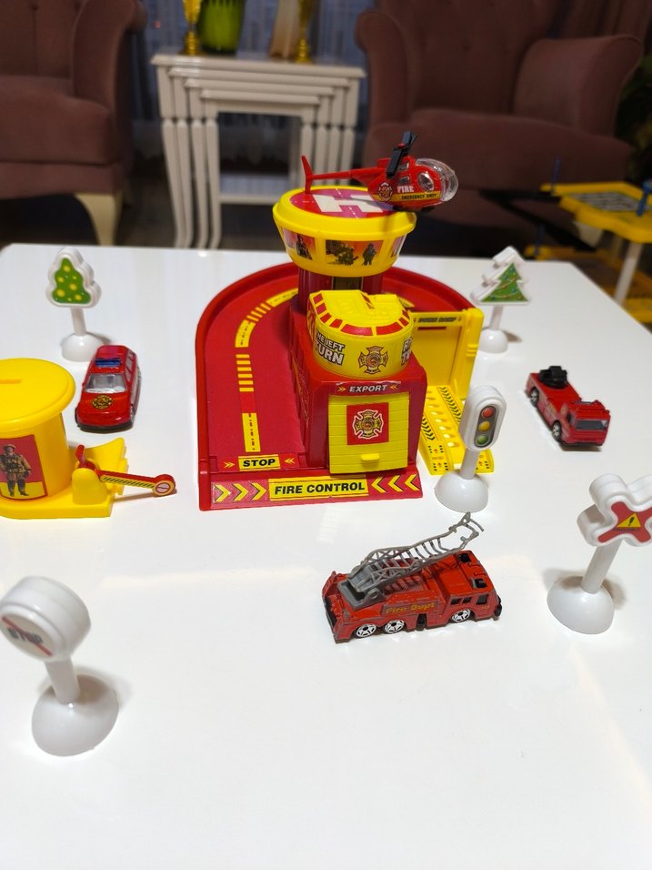 Renkli İtfaiye Oyun Seti - Görsel 3