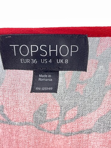 36 Beden kırmızı Renk Topshop Bluz %70 İndirimli.