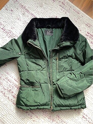 s Beden yeşil Renk Zara mont
