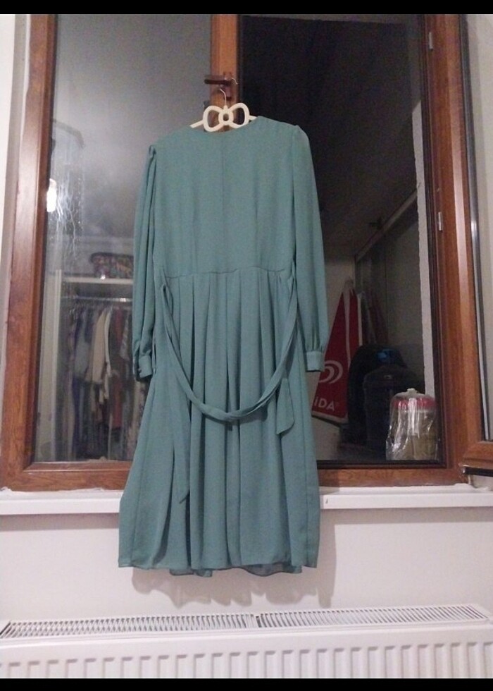 yesil mezuniyet elbisesi  - Görsel 4