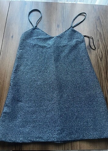 simli mini elbise - Görsel 2