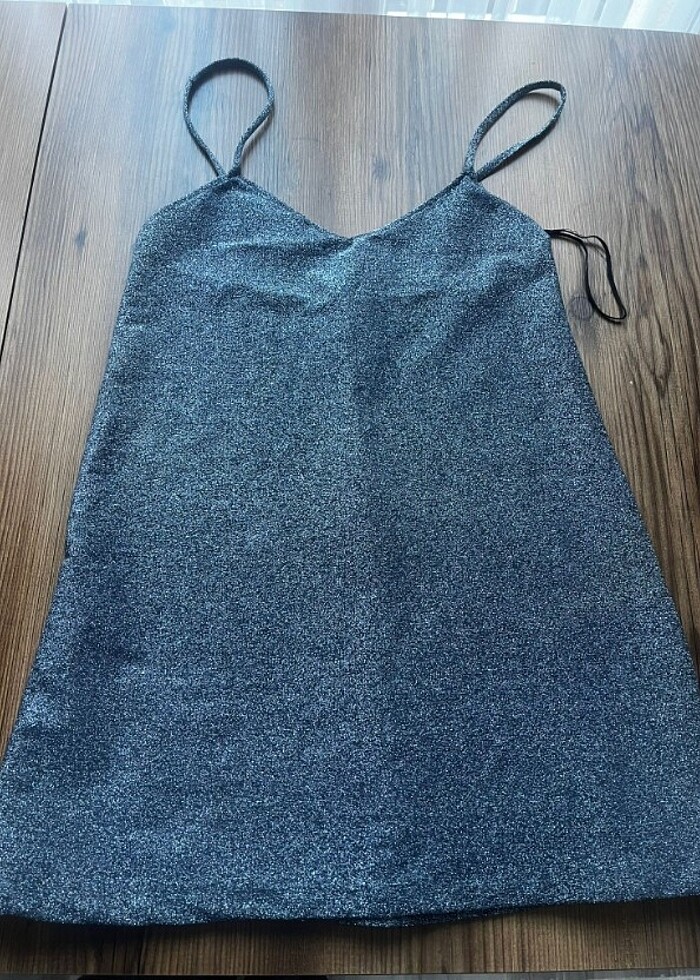 simli mini elbise - Görsel 2