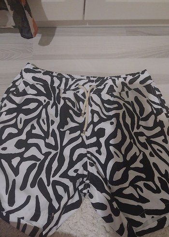 Renkli Baskılı Erkek  Deniz Şortu - Görsel 2