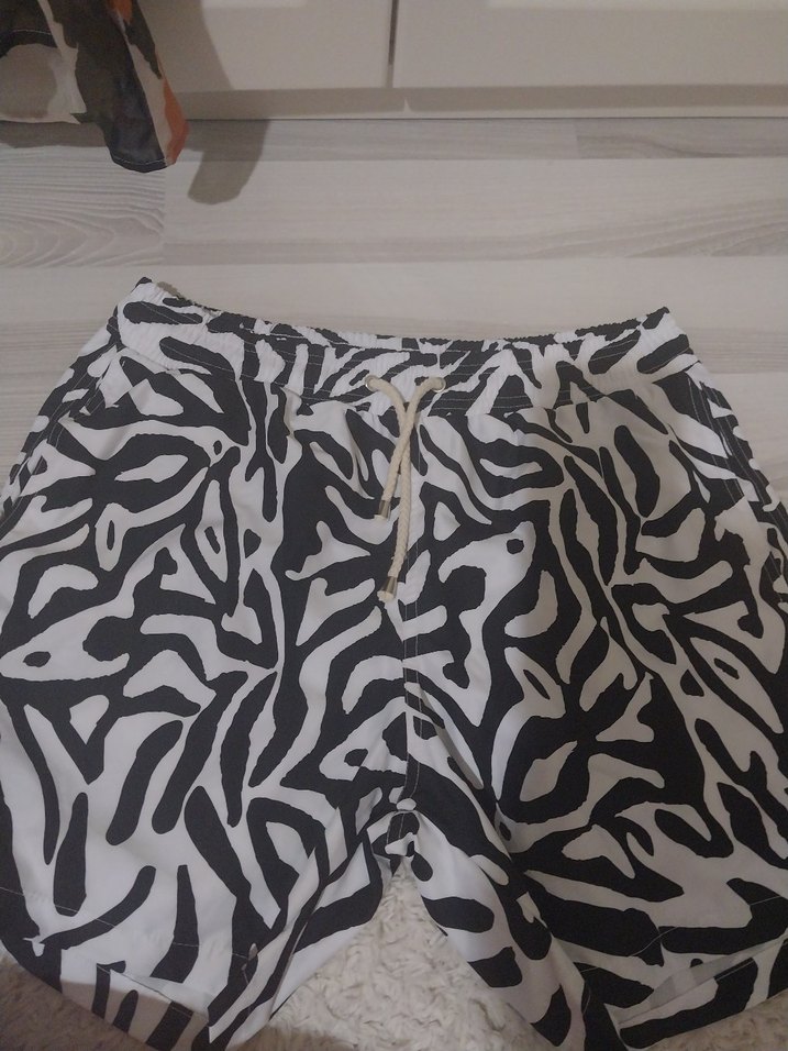 Renkli Baskılı Erkek  Deniz Şortu - Görsel 2