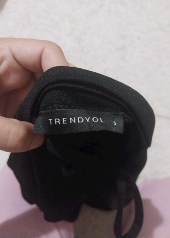 Siyah Mini sirti baglama detayli elbise - Görsel 3