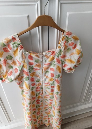 Çiçek Desenli Bohem Midi Elbise - Görsel 3