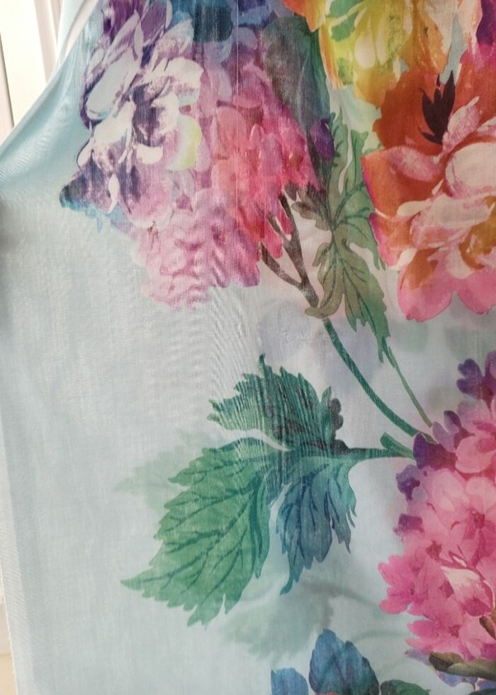 Desenli keten şal  - Görsel 3