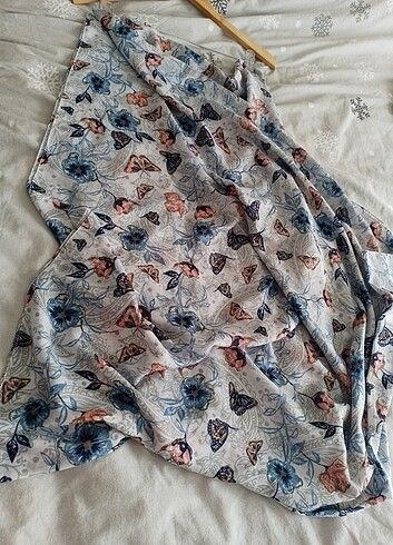 Kelebek desenli şal  - Görsel 2