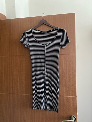 Bershka Triko Mini Elbise