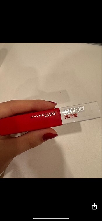 Maybelline Super Stay Kırmızı Mat Ruj
