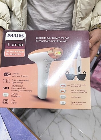 Lazer epilasyon cihazı philips