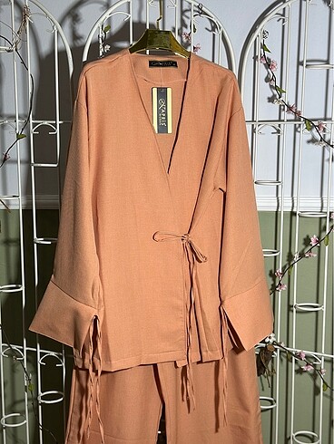 Pantolonlu kimono takım