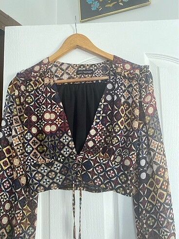 Quzu Crop bluz