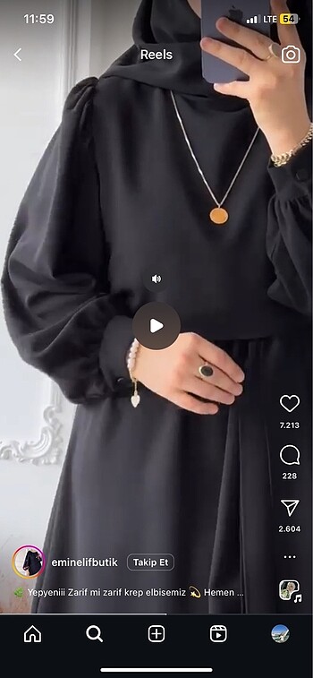 Diğer Eminelif butik krep kumaş elbise