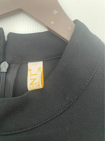 38 Beden siyah Renk Eminelif butik krep kumaş elbise