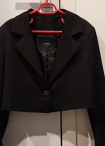 xs Beden siyah Renk Vatkalı blazer ceket