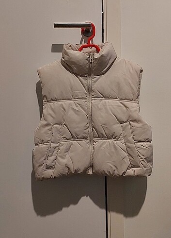 s Beden ten rengi Renk H&M puffer kısa yelek