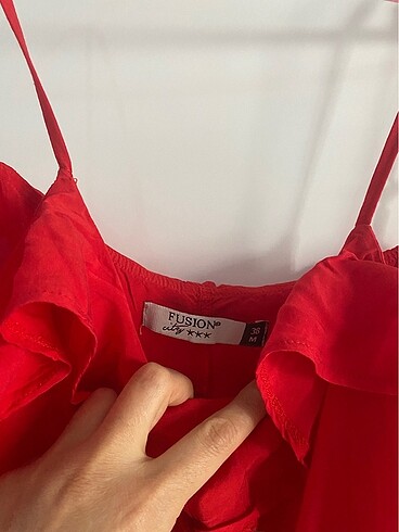 Diğer Kırmızı Kısa tulum