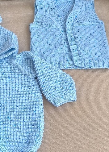 Diğer Bebek hırka yelek takımı