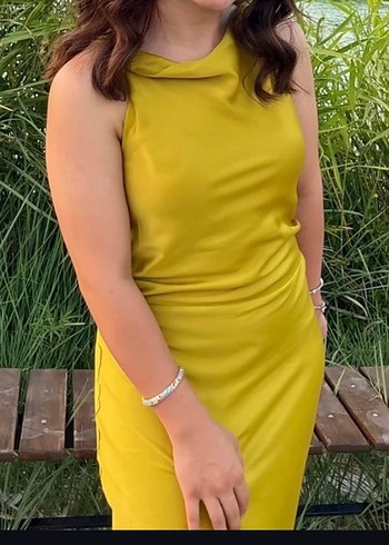 Saten elbise - Görsel 2