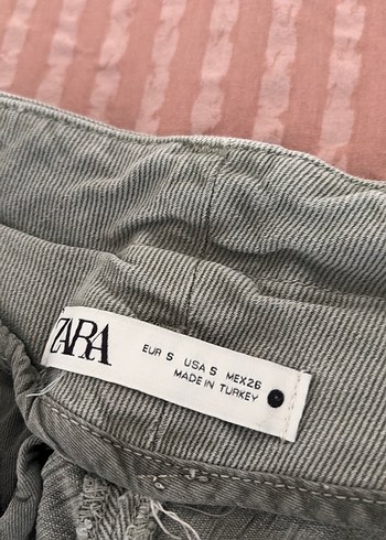 Bej Kadın Keten Bol Kesim Pantolon - Görsel 3