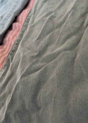 Bej Kadın Keten Bol Kesim Pantolon - Görsel 2