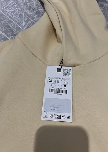 Zara Kadın Sarı Pamuklu Bol Kesim Eşofman takımı - Görsel 3