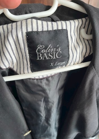 Düğmeli Siyah Süet Midi ceket - Görsel 3