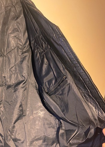 Siyah Deri Biker Ceket - YAMAHA Nakışlı motorsiklet ceketi - Görsel 6