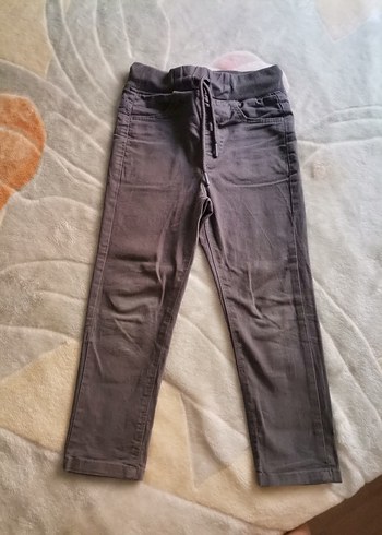 Gri Erkek Çocuk Bol Kesim okul Pantolon