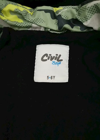 Erkek Çocuk Kamuflaj Desenli mont - Görsel 5