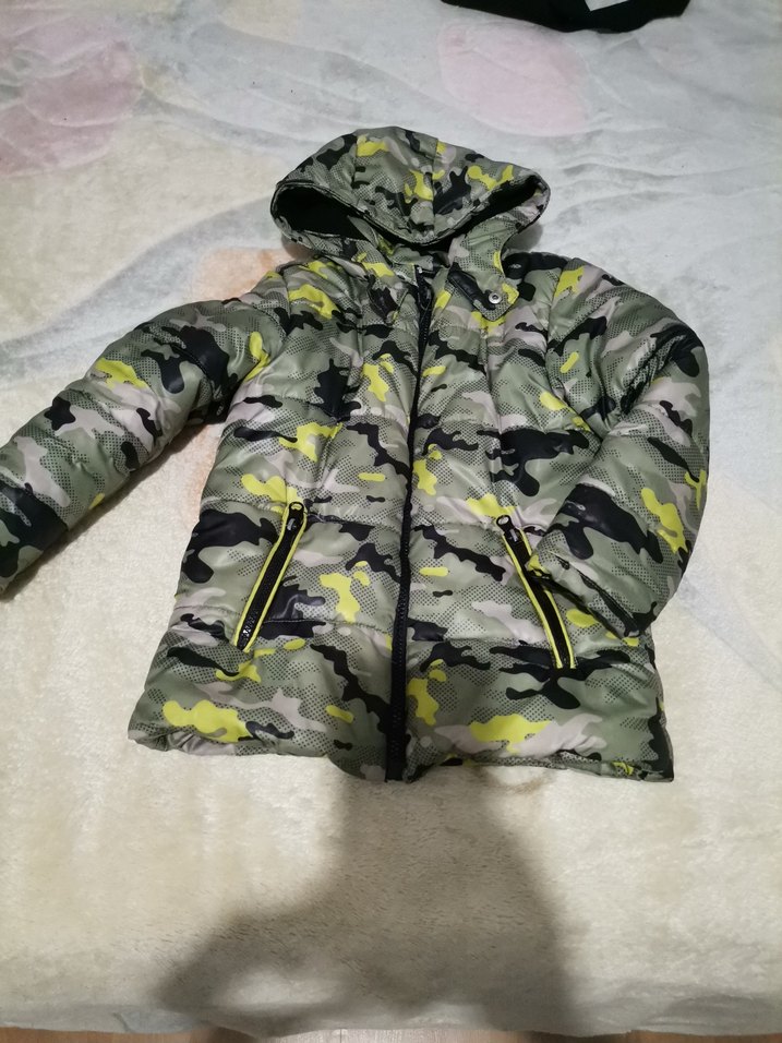 Erkek Çocuk Kamuflaj Desenli mont - Görsel 2