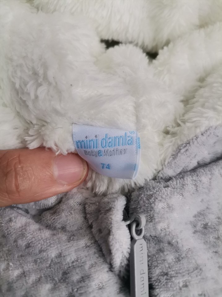 Kapüşonlu Gri Erkek Çocuk Mont - Görsel 3