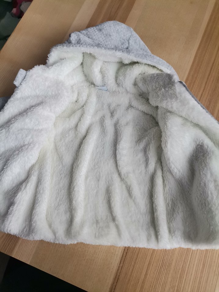 Kapüşonlu Gri Erkek Çocuk Mont - Görsel 4