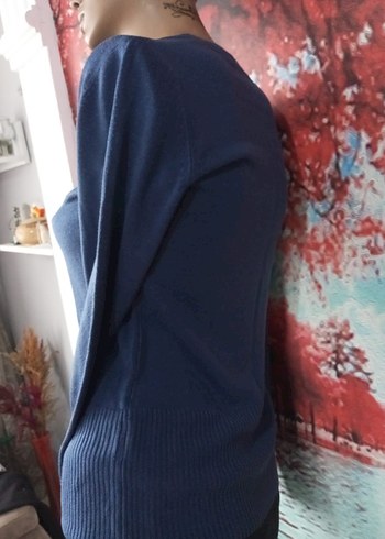 Mavi Kadın Triko Bisiklet Yaka Kazak - Görsel 5