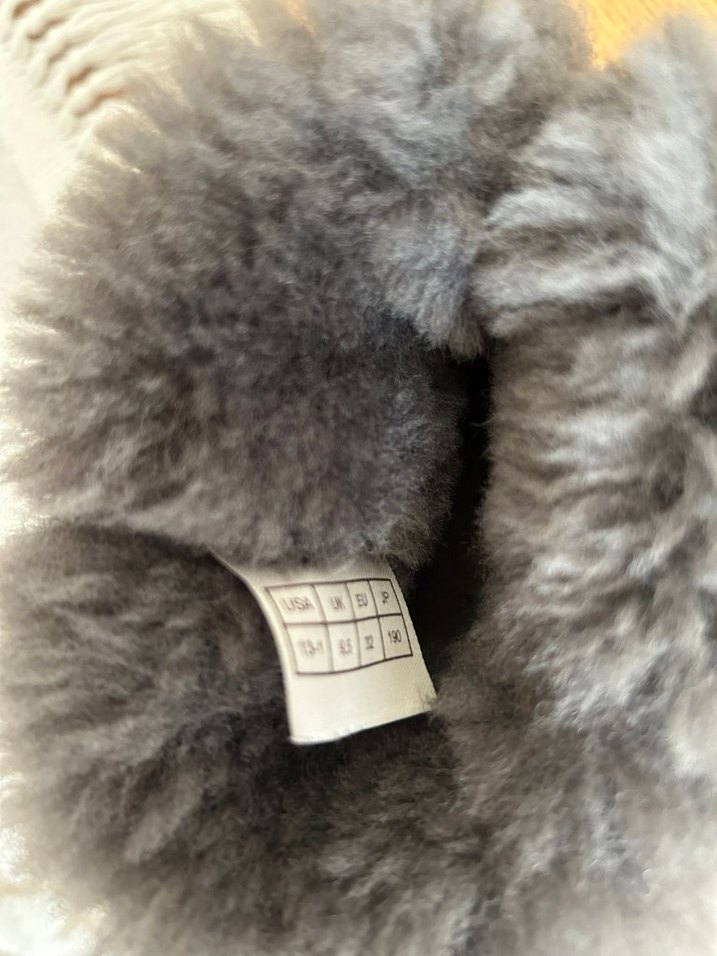 Gri Süet Kürklü çocuk Bot - Görsel 5